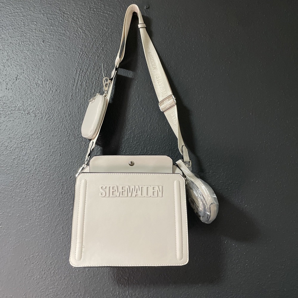 Steven Madden‎ Bevelyn Satchel/Purse Bag Camel/taupe